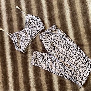 Leopard Print Workout Set